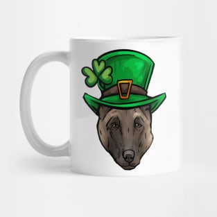 St Patricks Day Belgian Malinois Mug